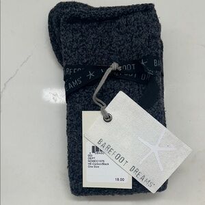 Barefoot Dreams Charcoal Cozy Socks